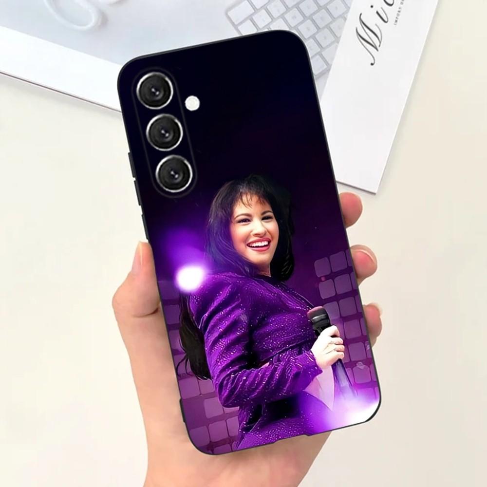 S-Selena Quintanilla Phone Case For Samsung S25,S24,S21,S22,S23,S30,Ultra,S20,Plus,Fe,Lite,Note,10,9,5G Black Cover