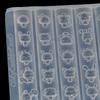 3D Relief Silicone Nail Art Molds Cartoon Animal Rabbit Cat Dog Design Diy Nail Art Decorations Transparent Manicure Template