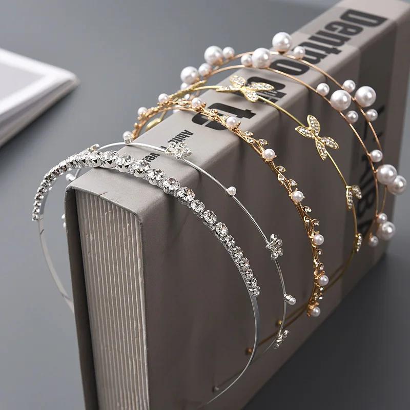 2024 New Fashion Multiple Styles Luxurious All-match Rhinestones Hairbands Headband  for Women Girl Hair Accessories Headwear