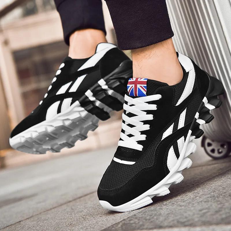 New Men'S Running Shoes Sneakers Breathable Casual Sneakers Anti-Slip Vibration Comfortable Walking Men Shoes