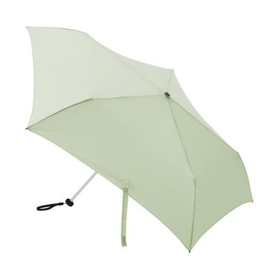 MUJI Lightweight Folding Umbrella for Sun and Rain, 50 Cm, Unisex, Green