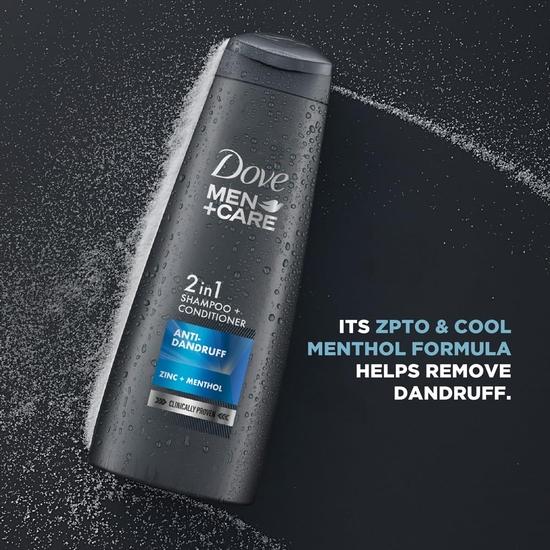DOVE Men+Care Anti Dandruff 2in1 Shampoo+Conditioner, 650 Ml
