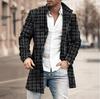 Herren Europäischer Stil Woll Windbreaker Jacke