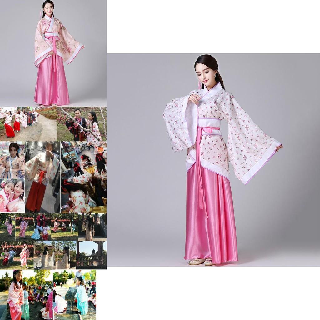 Breathtaking Tang Dynasty Dress For Women With Perfect Stitches In Vibrant Colors