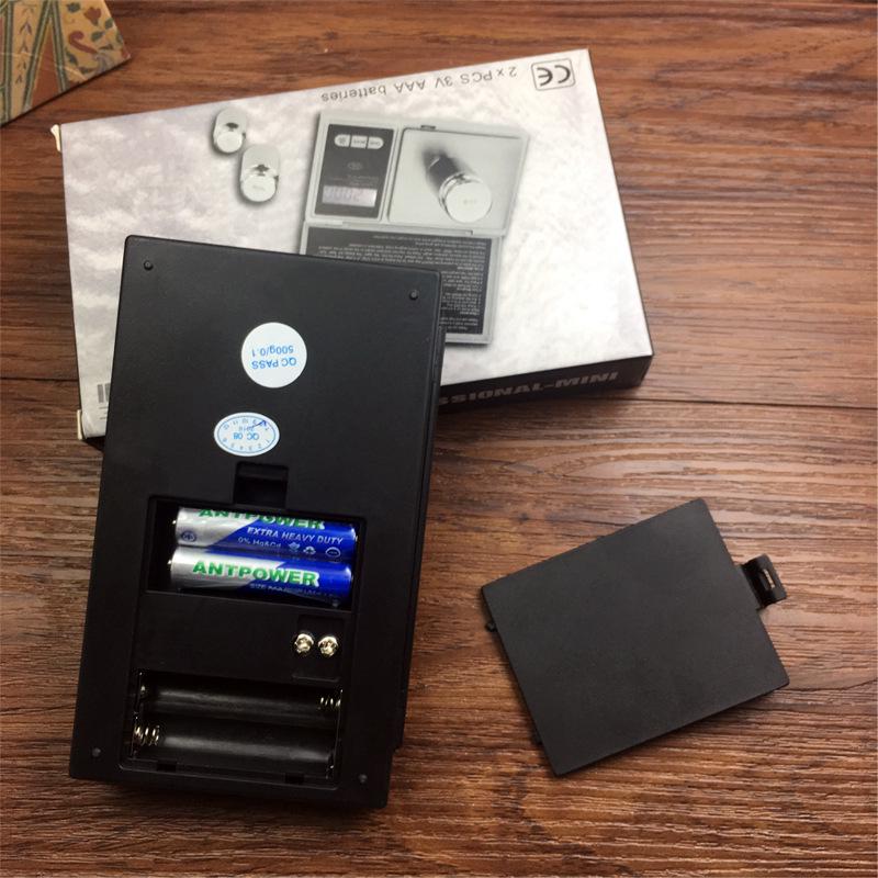 P258 Portable Mini Pocket Jewelry Scale, 0.01g Precision Electronic Palm Scale