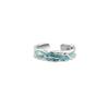 Mint Green High-End Women's Adjustable Knuckle Ring