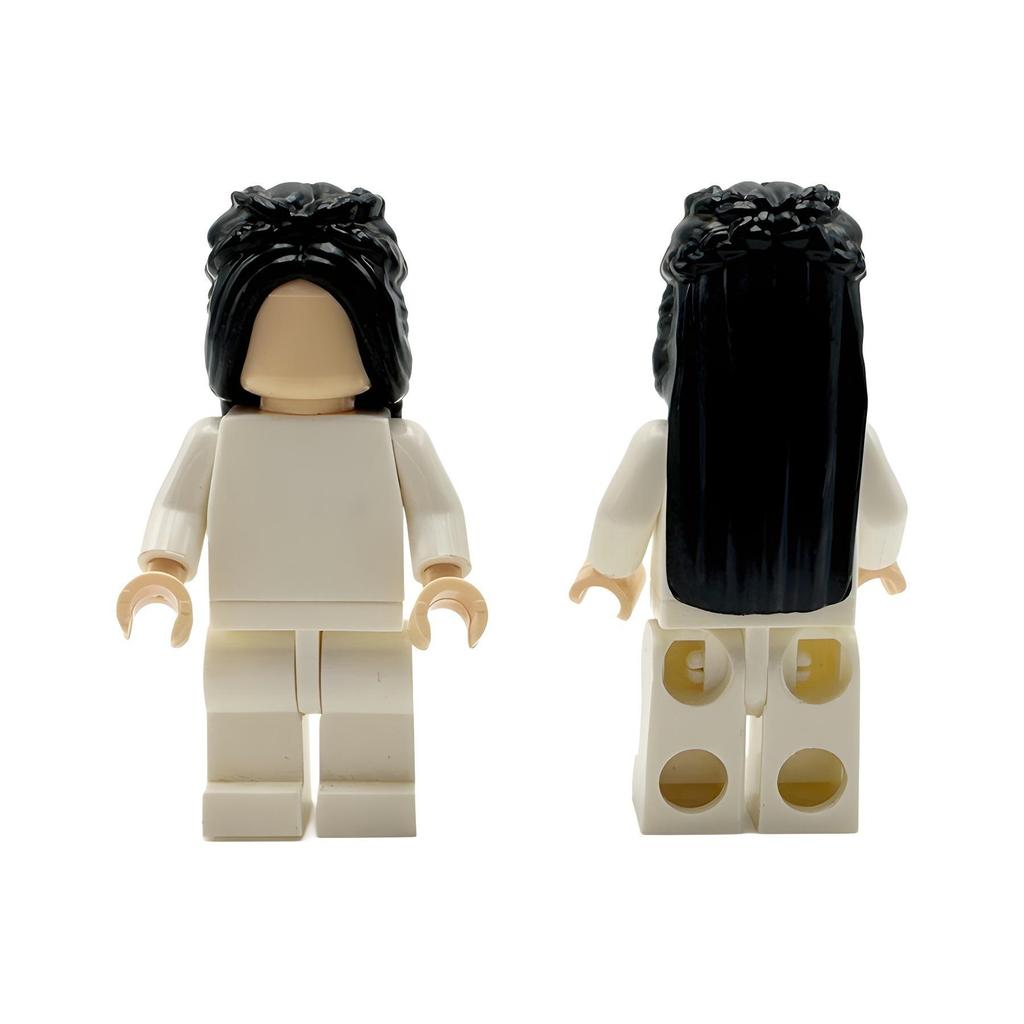 Cross-Border Compatible Girls' Lego Hair Building Blocks - Small Parts & DIY Accessories