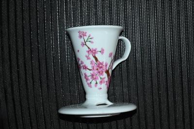 Κωνικός 30 Μονός Κεραμικός Καφές Dripper Arita Ware Sakura Λευκή Πορσελάνη