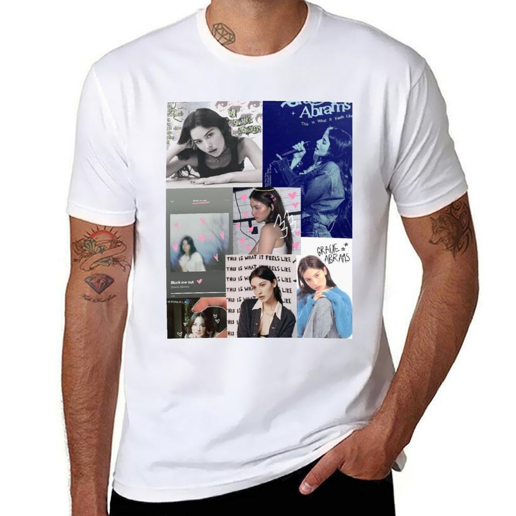 Gracie Abrams T-Shirt T Shirts for Man Graphic Funny T Shirt Man Casual Man T Shirts Cotton T-Shirt