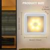 Human Motion Sensor LED Night Light Ideal for Staircases, Car Interiors, Cabinets, Bedside Tables, Hallways, and Kitchens