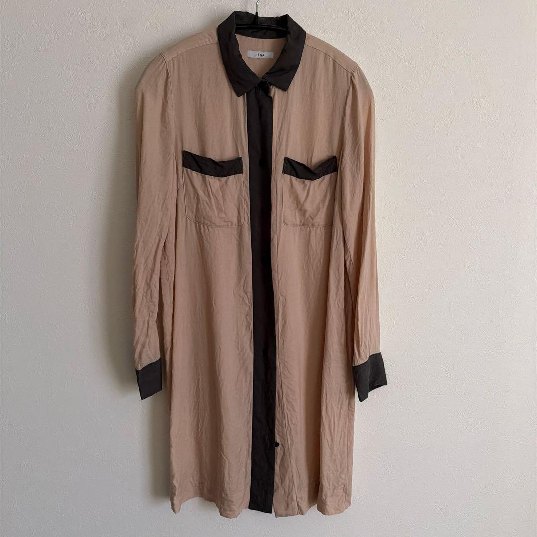 IENA Tencel Long Shirt Made in Japan