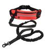 Coleira para Cão Mãos Livres com Bolsa com Zíper Coleira Refletora para Corrida Bolsa de Cintura para Corrida ao Ar Livre Caminhada Corrida Noturna