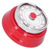 Mechanical Kitchen Timer Cooking Studying Clock Round Reminder Student Time ManagerRed