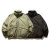 QIYOU 2025 Winter Japanese Retro Solid Stand Collar Thick Warm Down Puffer Jacket