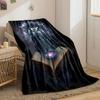 Mystical Owl with Cosmic Book print blanket soft and cozy perfect for the living room bed sofa or a nap,gift