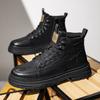 Fashion 2025 Mens Casual Shoes Fashion Luxury Brand Men's Breathable Outdoor Mens Hiking Shoes Lace-up Comfortable Mens Ankle Boots