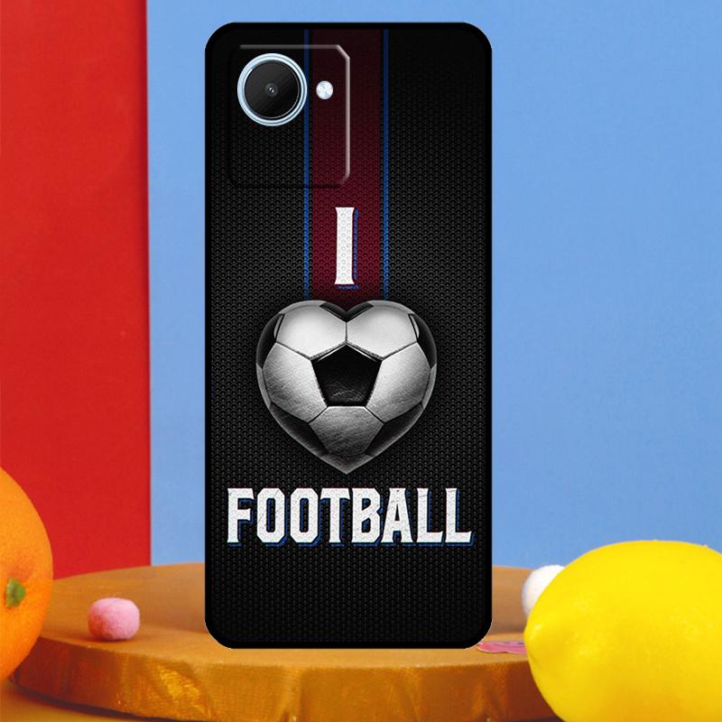 Football Soccer Ball For Realme 12 9 10 11 Pro Plus C67 C55 C53 C51 C35 C33 C30 C25s C21Y C31 GT5 GT Neo 6 Case