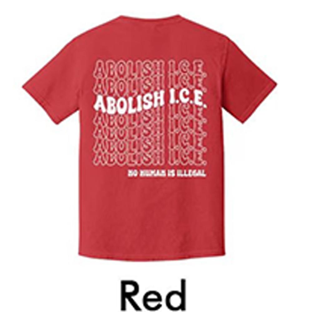 Vintage Dark Academia Bookish Literary Shirt Abolish Ice No Human Is Illegal 2 Sided Comfort Shirt Social Unisex Top Streetwear S