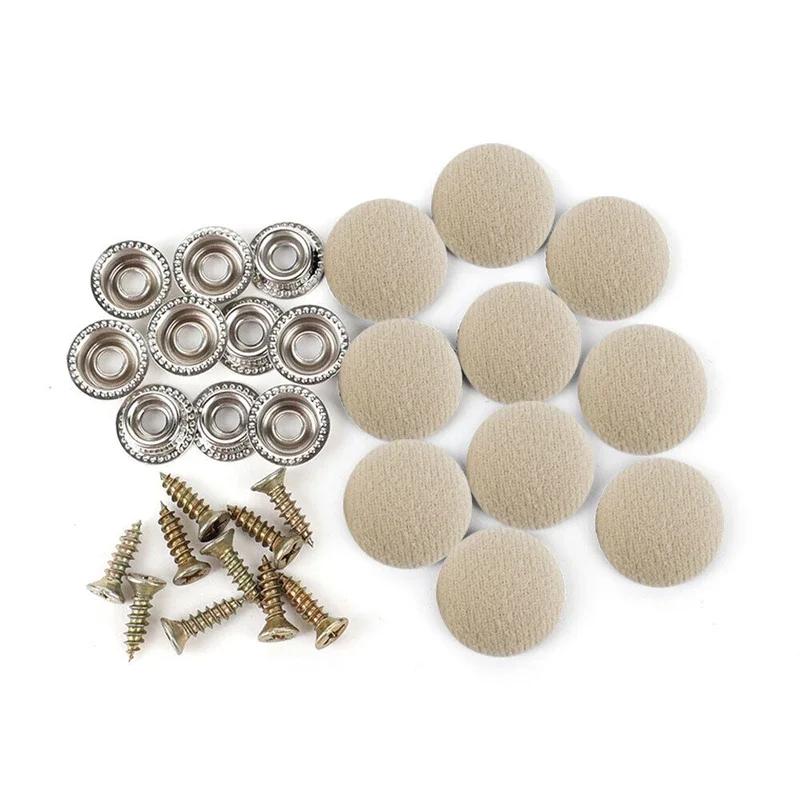 60PCS Headliner Repair Kit Roof Repair Snap Rivets Installation Tool Fixing For Car Interior Accessories Ceiling Sagging