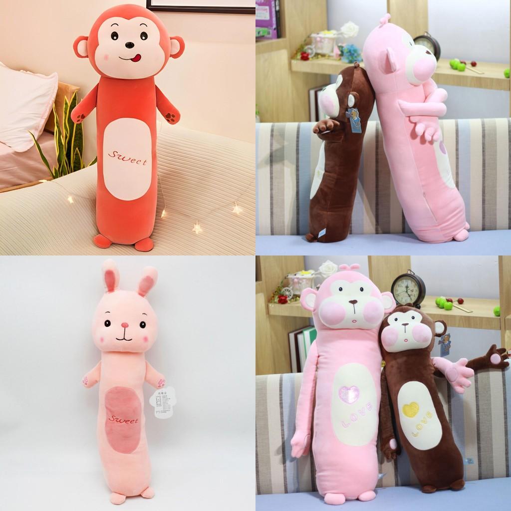 Soft Monkey Plush Pillow 55/70/90/110cm Cute Room Decor Kids Boys Girls Gifts