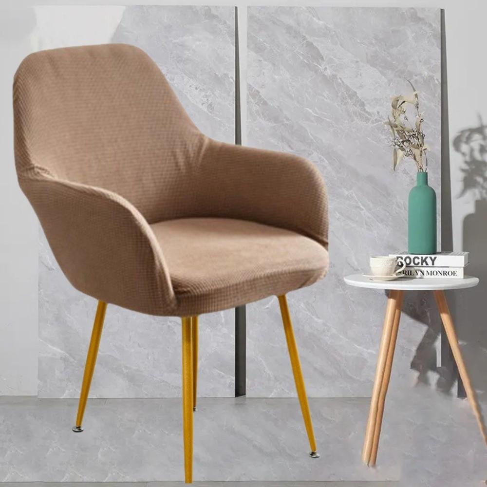 Elastic High Arm Chair Covers Polar Fleece All-in-one Seat Slipcovers Dustproof Adjustable Armchair Covers for Home Wedding