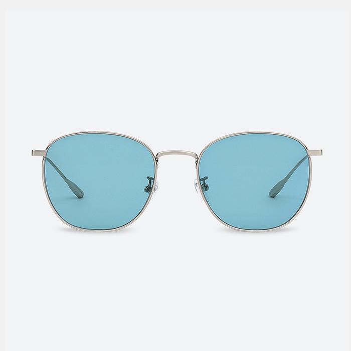 Byumaeb Ren_Full Titanium Soft Polygonal Sunglasses