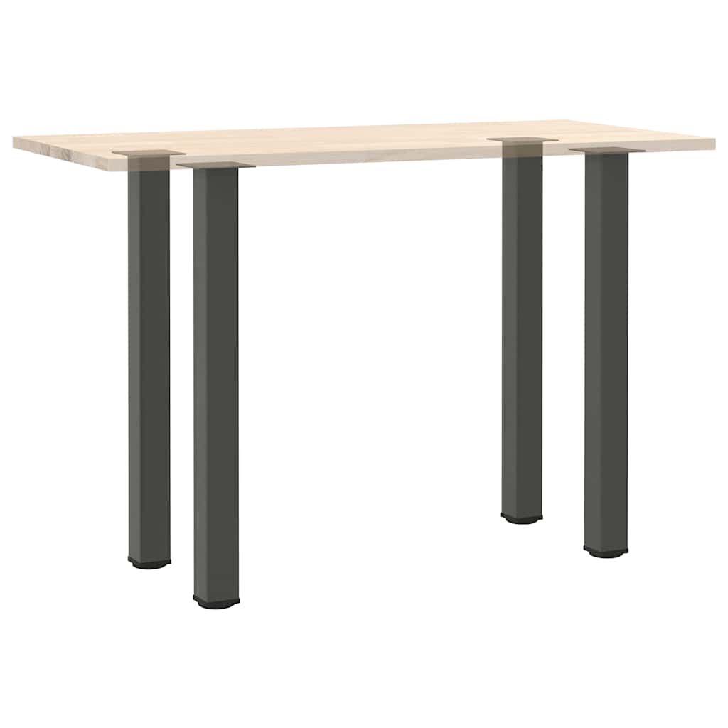 Vidaxl Nogi Do Stolika Kawowego, 4 Szt., Antracyt, 90-92 Cm, Stal