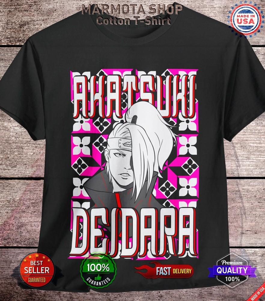 

Deidara T-Shirt Naruto Shippuden Itachi Madara Uchiha Anime Unisex Tee Shirt M