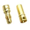 3.5mm Gold Connectors, MaleFemale Plugs for ESC Motors (100 Pairs)