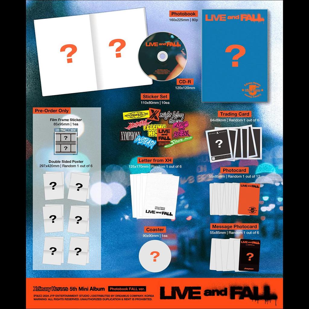 Xdinary Heroes - LIVE and FALL Photobook ver.