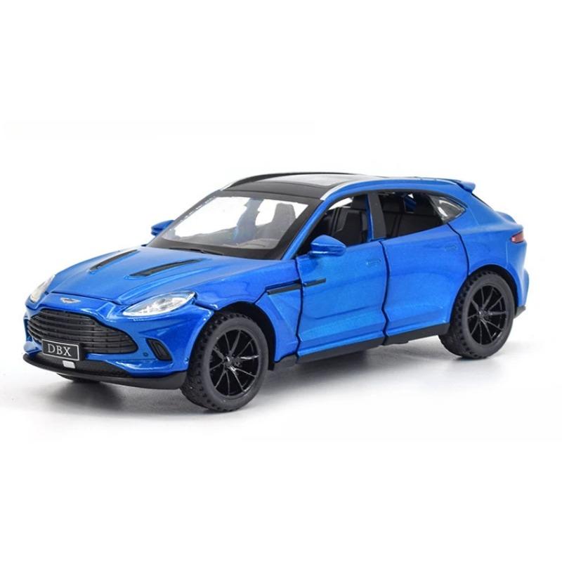 Литая модель автомобиля 1/32 Aston Martin DBX со звуком и светом, коллекционная миниатюрная детская машинка для мальчиков, игрушка в подарок на день рождения