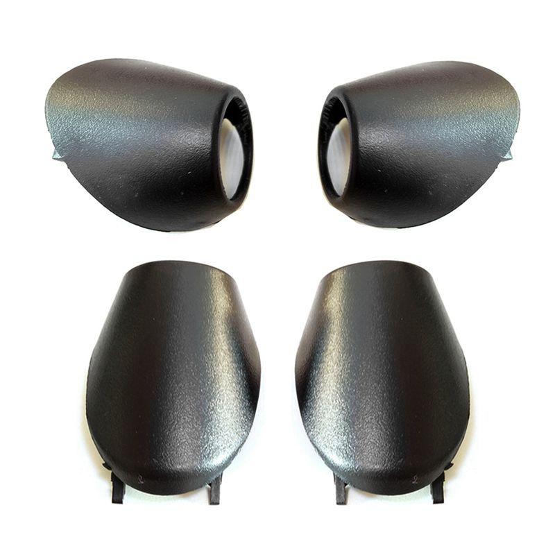NEW-51128268367 51128268370 51128268369 4Pcs/Set Rear Parking Sensor Outer Cover Trim Black ABS Fit For BMW X5 E53 2000-2006