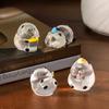 6Pcs/lot Cute Luminous Panda Animal Miniatures Mini Figurine Glow In the Dark Fairy Garden Decoration Micro Landscape