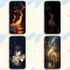 Treble Clef Music Note ART Phone Case for Samsung S Series S21 S22 S23 S24 S25 S26 FE Plus Ultra TPU Soft To Skin-friendly Case