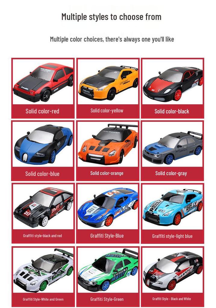 CrossRC AE86 High-Speed 1:24 Drift Racing 4WD Electric 2.4G Remote Control Car Toy