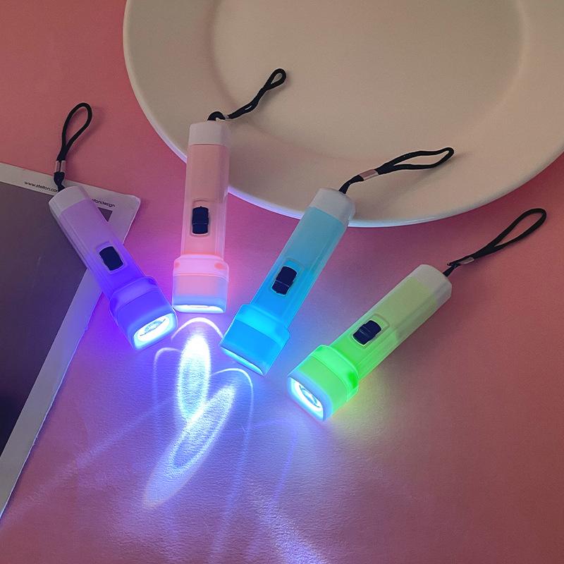 Mini Luminous Flashlight - Bright Toy In Fresh Macaron Colors