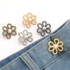6 Pezzi Spille Stringivita Rimovibili Floreali Regolatori Vita Pantaloni Stringivita Senza Cuciture per Pantaloni Jeans Gonne