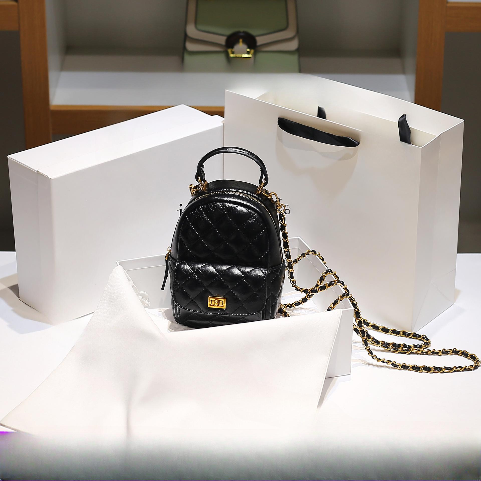 

Маленькая сумка-цепочка Diamond Mini в стиле аромата для женщин, модный и универсальный повседневный рюкзак