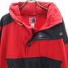 90s Old Long sleeve Anorak Parker L Red Outdoors Men's Used