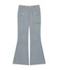 LUVISTRUE Am Nylon Tuck Bootscut Pants(Gray)