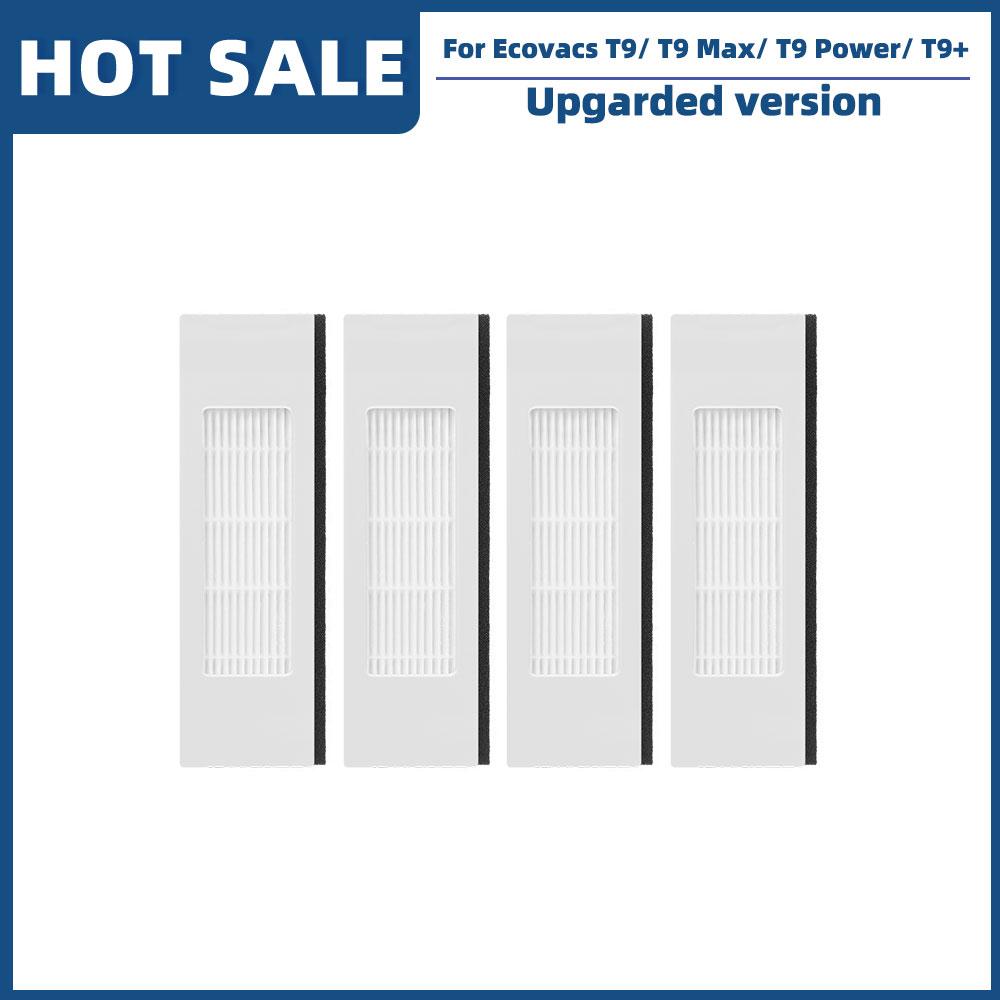 Compatible For Ecovacs Debot OZMO T9 / T9 Max / T9 Power / T9+ Spare Parts Accessories Main Side Brush Hepa Filter Mop Dust Bag