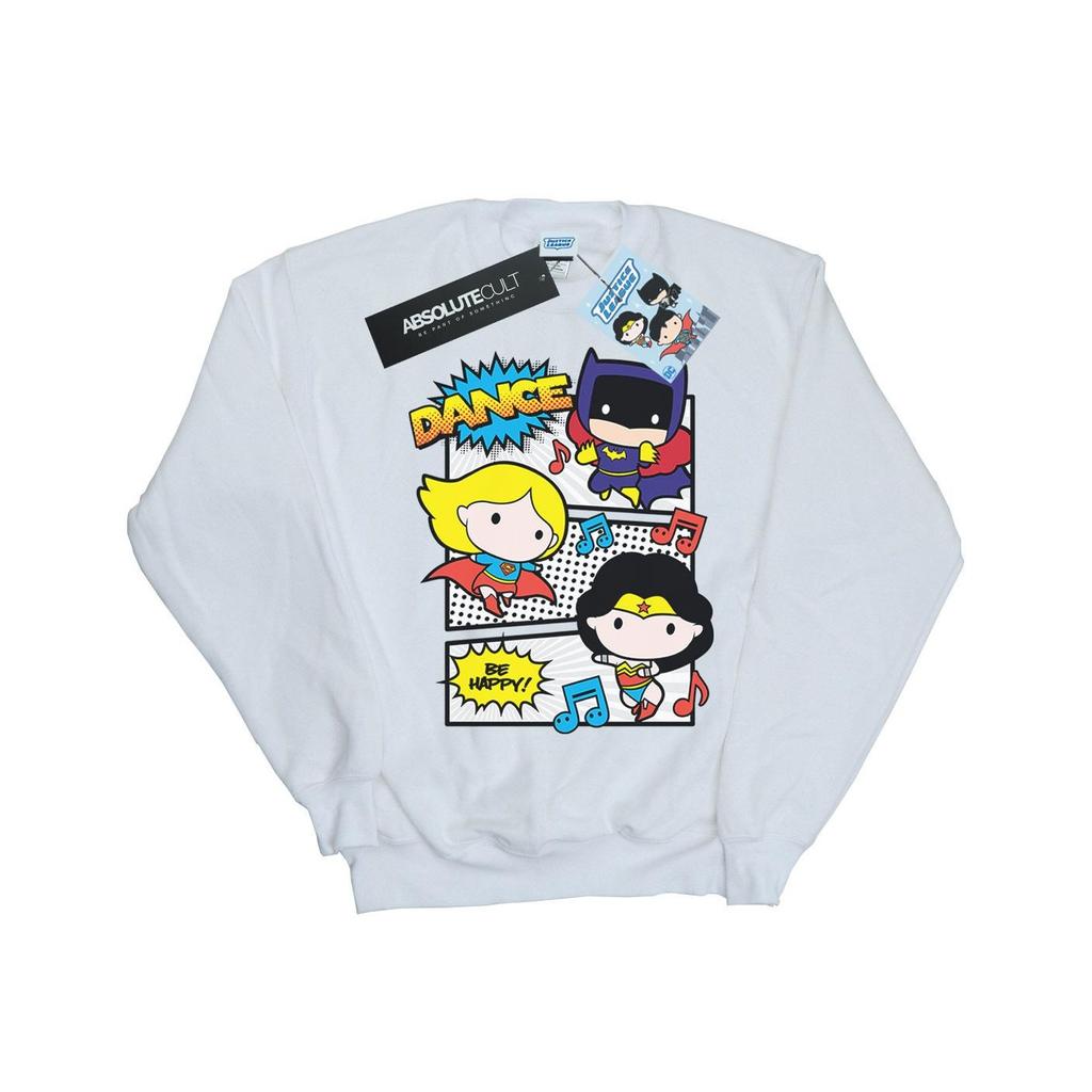 DC Comics Chibi Super Friends Tanz-Sweatshirt für Jungen