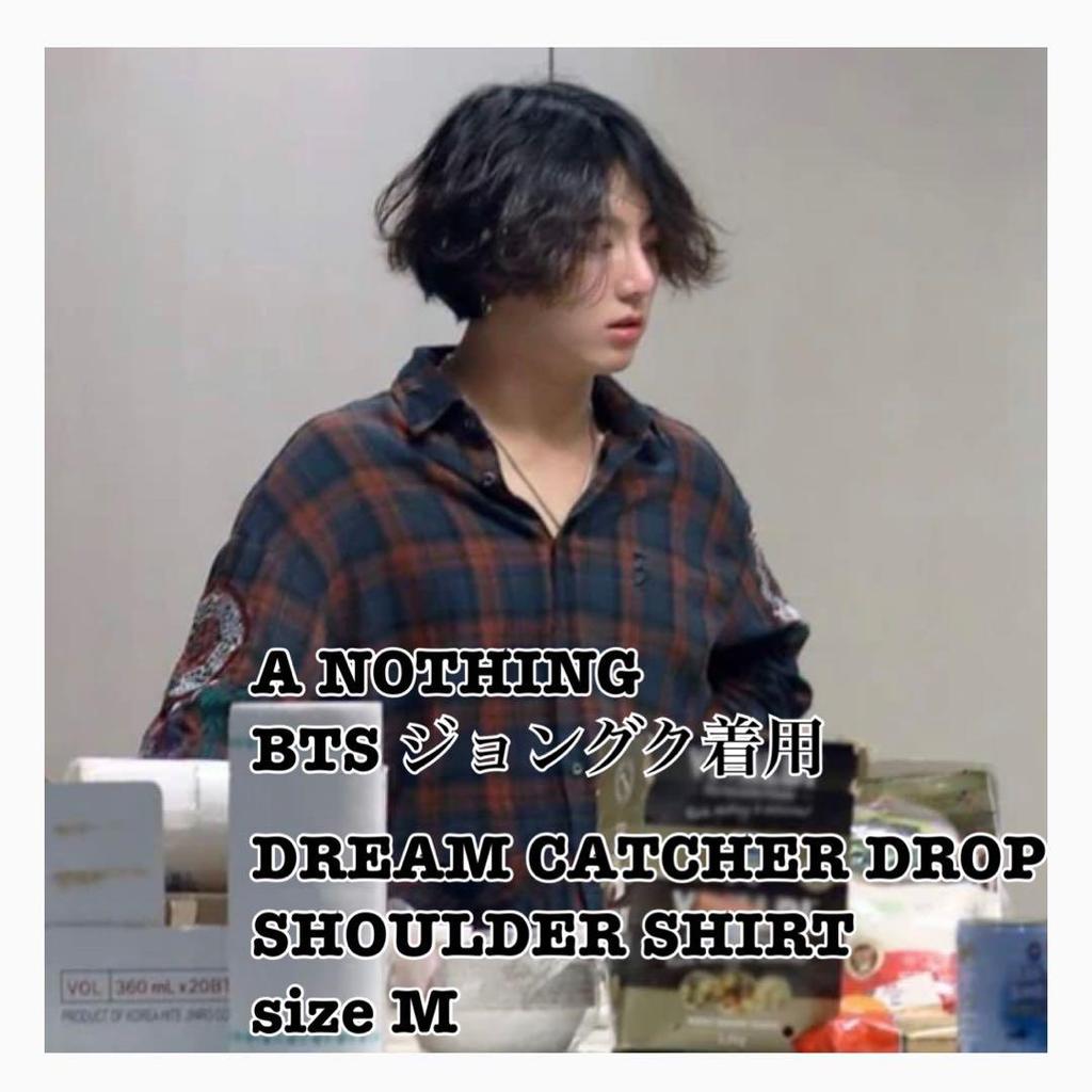 [USED] BTS Jungkook Wears A NOTHING Embroidered SHIRT, Size M