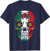 Mexikanischer Unabhängigkeitstag Zuckerschädel Mexiko Unisex T-Shirt