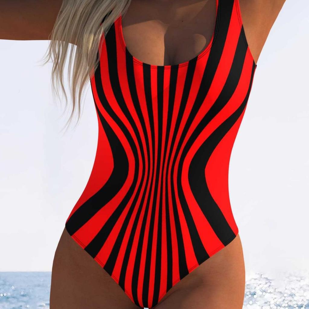 1011 new European and American summer tights swimsuit sexy new sleeveless one-piece