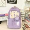 School bag cute girl backpack school bag female star junior high school girls high school students large capacity popular backpack tide