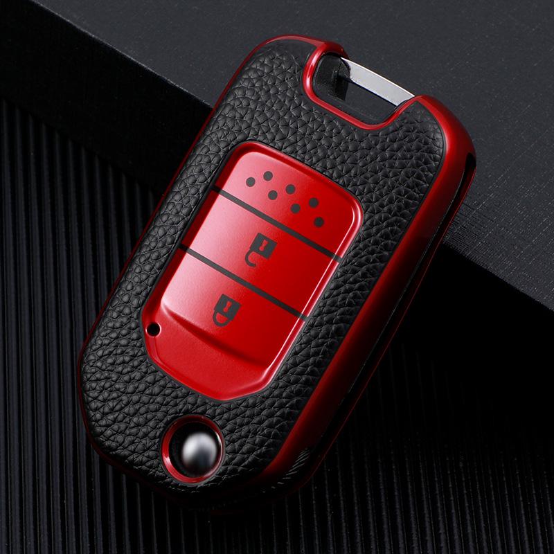 Honda Car Key Cover: For CR-V, Lingpai, Binzhi, XRV, Fit, Civic, Crown Road, Accord, Spirior Models