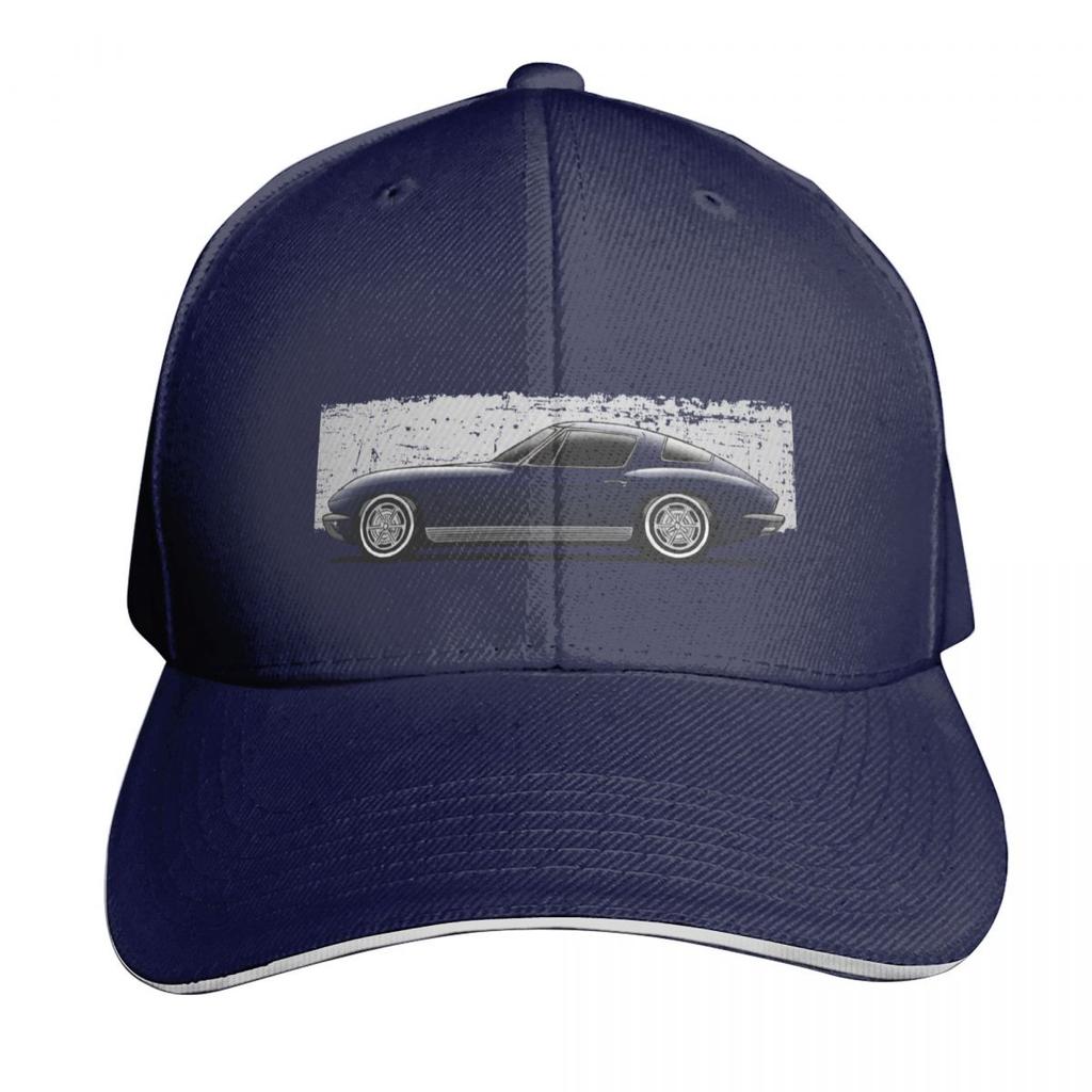 My drawing of the American sports car Baseball Cap hats on offer Streetwear cute fun hats Womens Hats For The Sun Unisexs