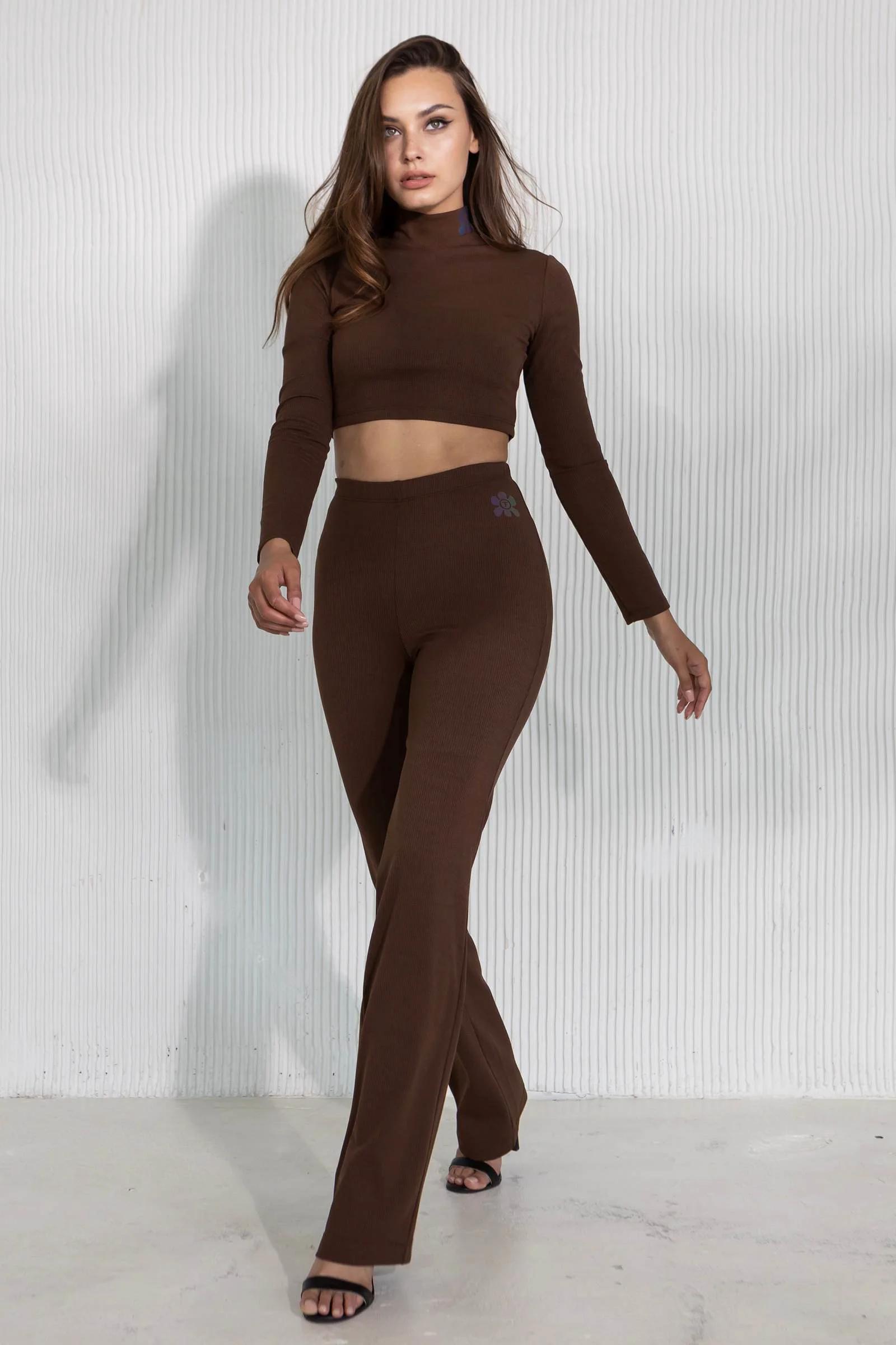 

Кроп-топ для спорту Totalfit (89528) 40(XS) brown-nose кольору