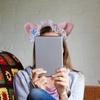 Girl Rabbits Headbands Bowknot Bear Furry Headwear Hairbands Fun Headwear